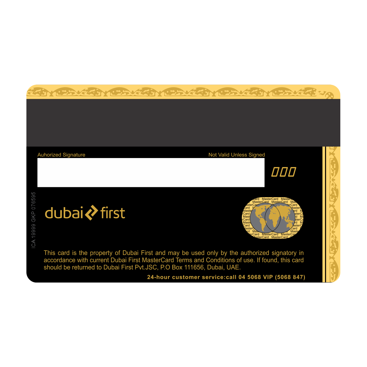 WONDCARD - Cartão De Metal - Dubai First