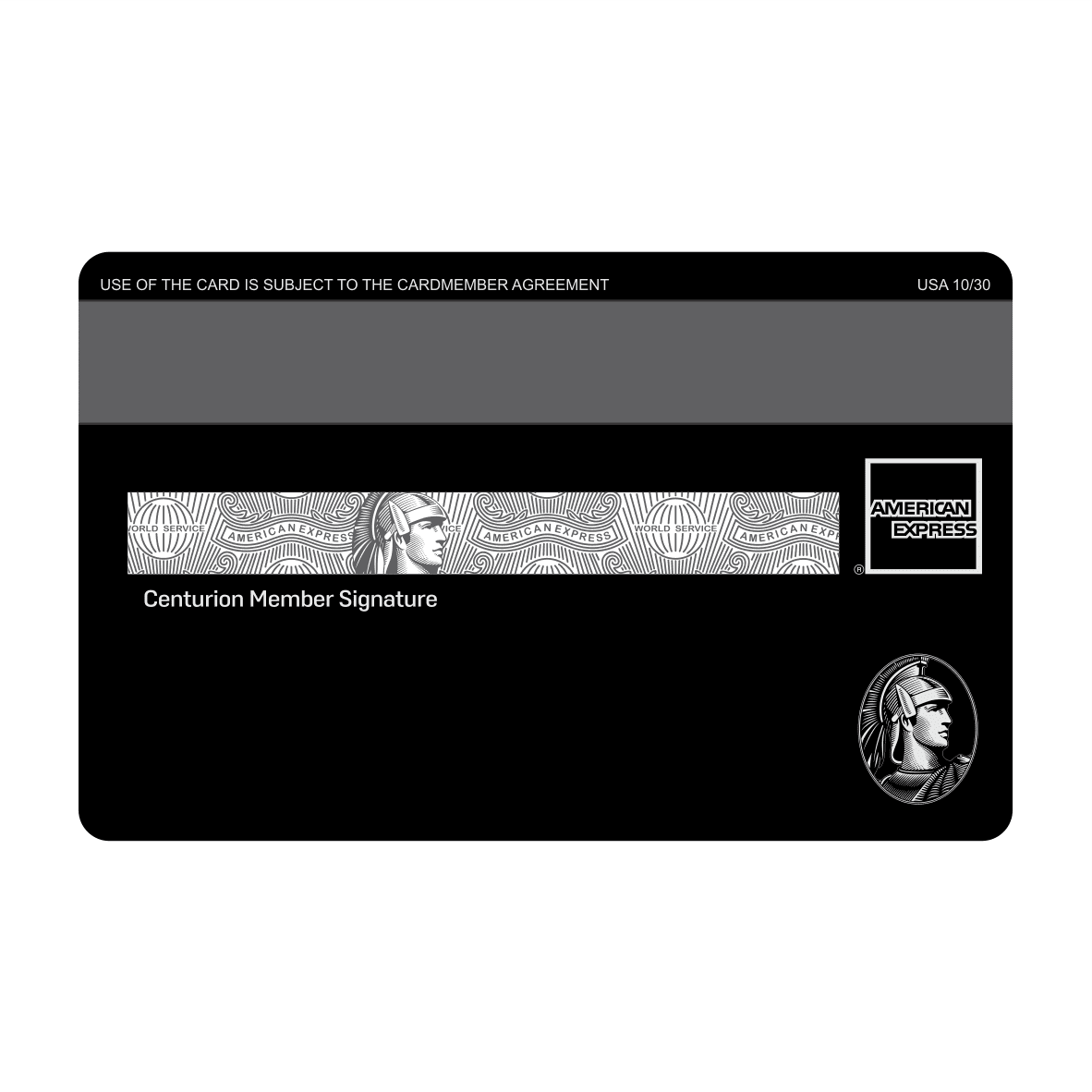 CAPACARD - Película Adesiva Para Cartão Frente e Verso - Amex Centurion