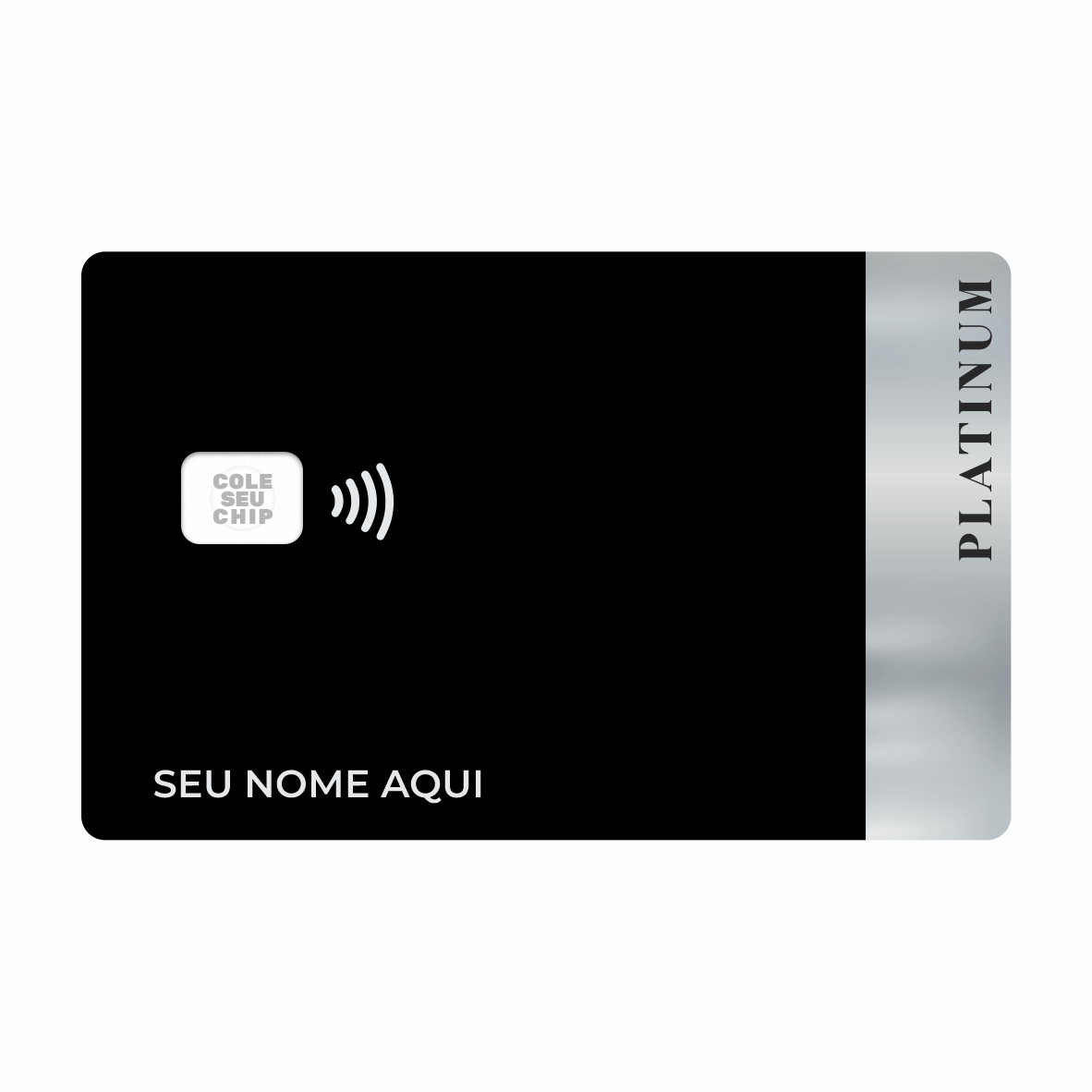 METACARD - Cartão De Plástico Com Impressão Digital UV - Platinum