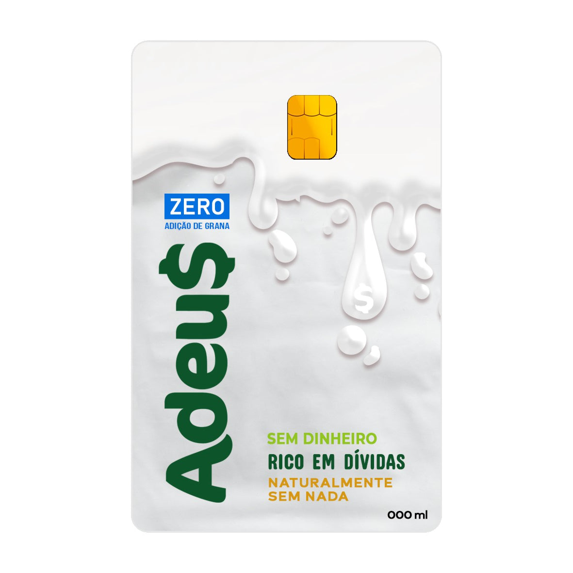 CAPACARD - Película Adesiva Para Cartão - Adeus
