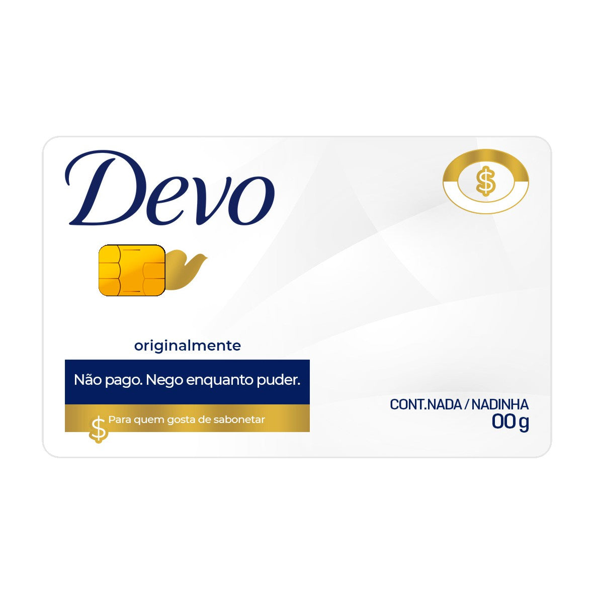 CAPACARD - Película Adesiva Para Cartão - Devo