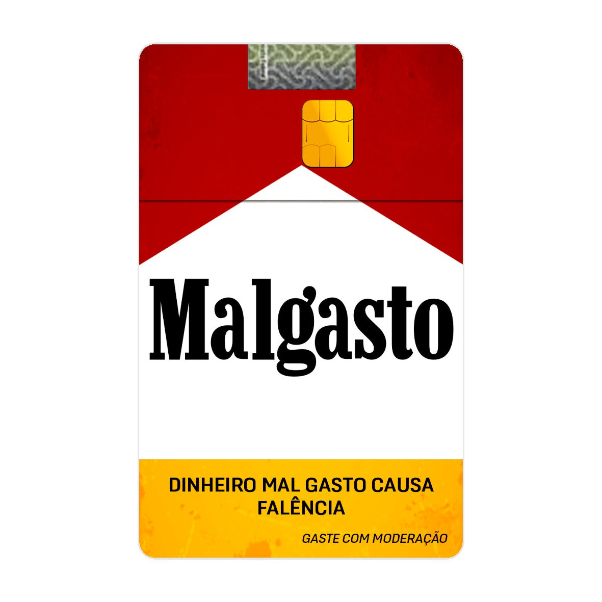 CAPACARD - Película Adesiva Para Cartão - Malgasto