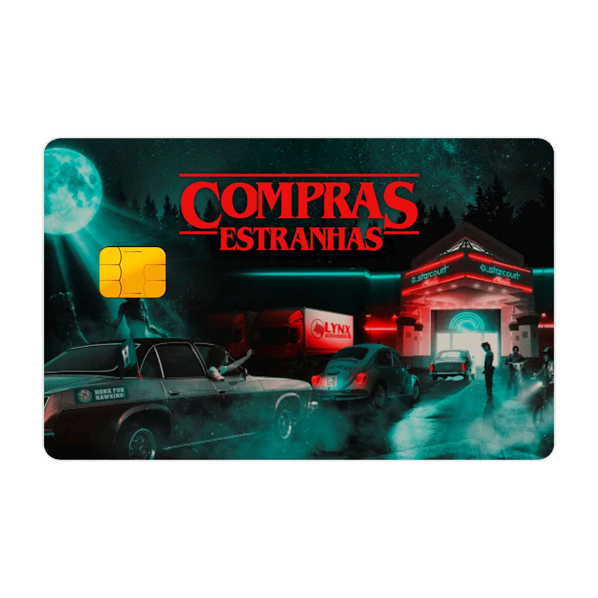 CAPACARD - Película Adesiva Para Cartão - Compras Estranhas
