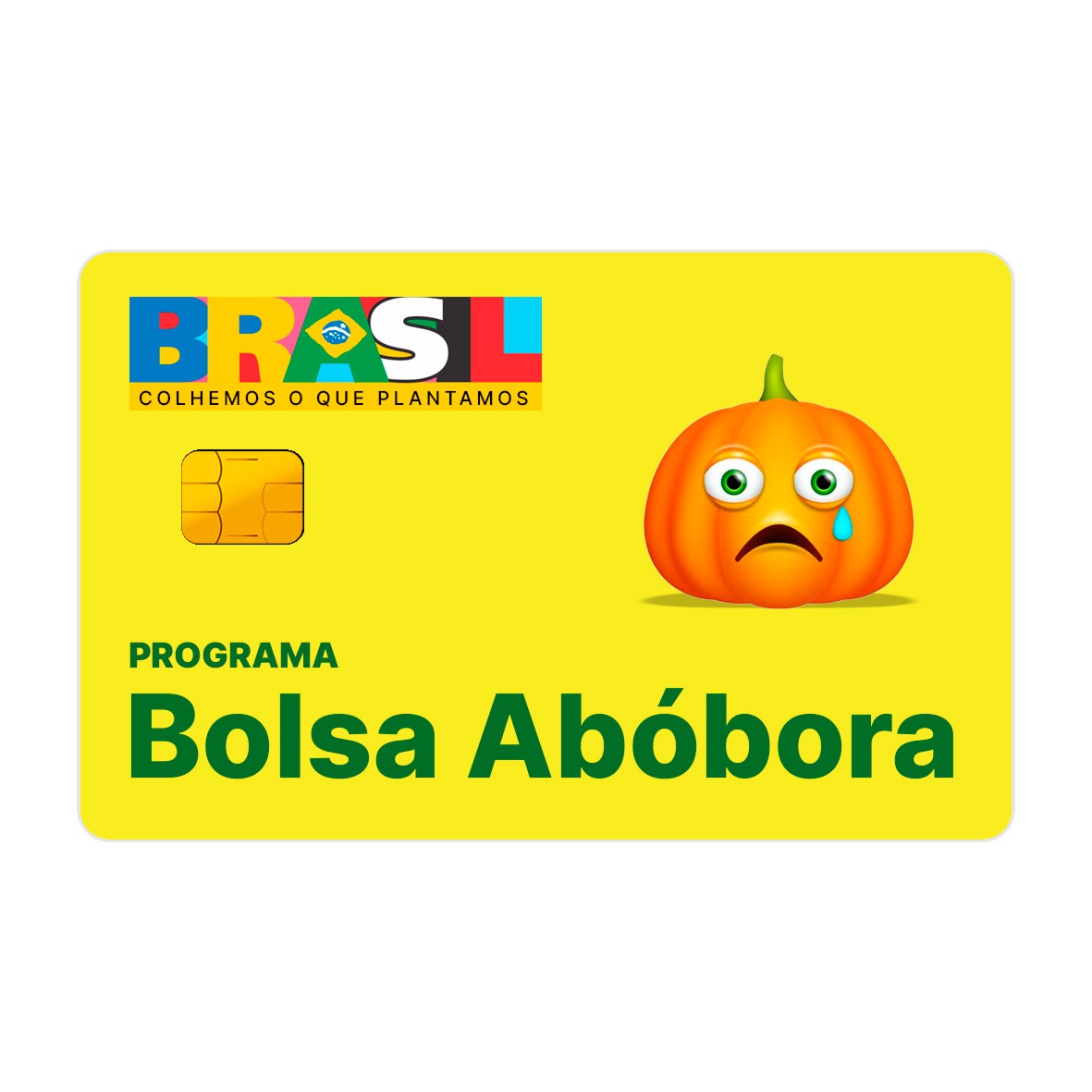 CAPACARD - Película Adesiva Para Cartão - Bolsa Abóbora