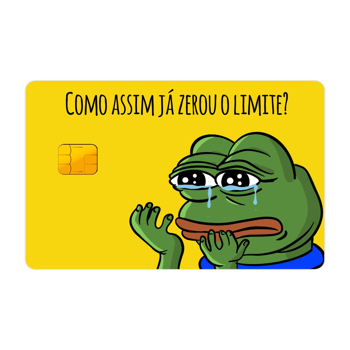 CAPACARD - Película Adesiva Para Cartão - Como Assim Já Zerou O Limite