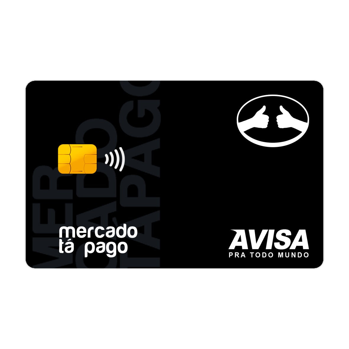 CAPACARD - Película Adesiva Para Cartão - Mercado Tá Pago