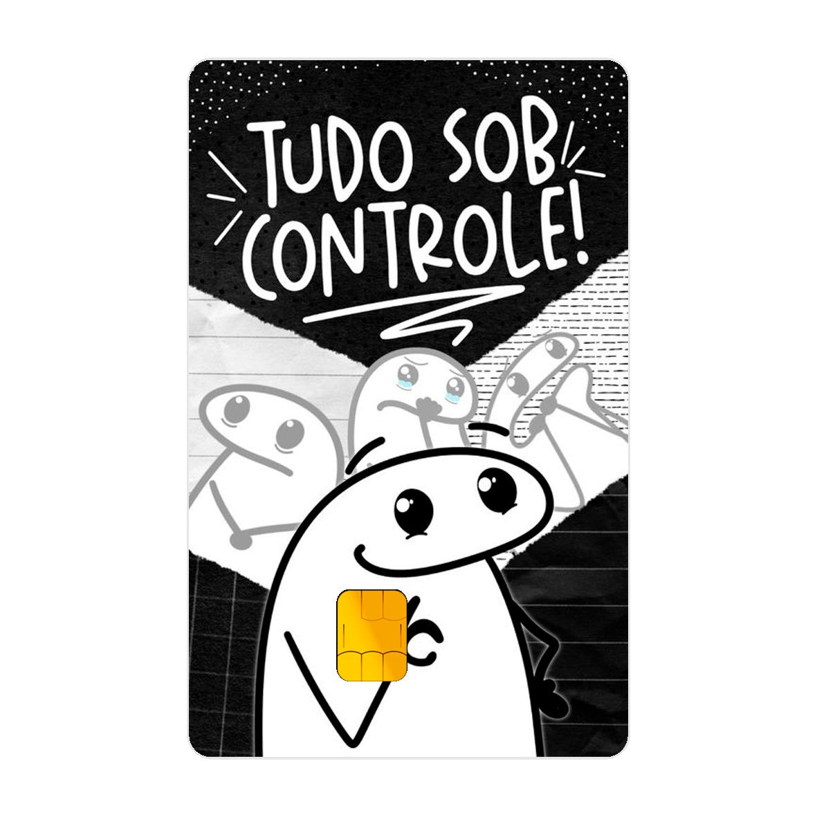 CAPACARD - Película Adesiva Para Cartão - Tudo Sob Controle