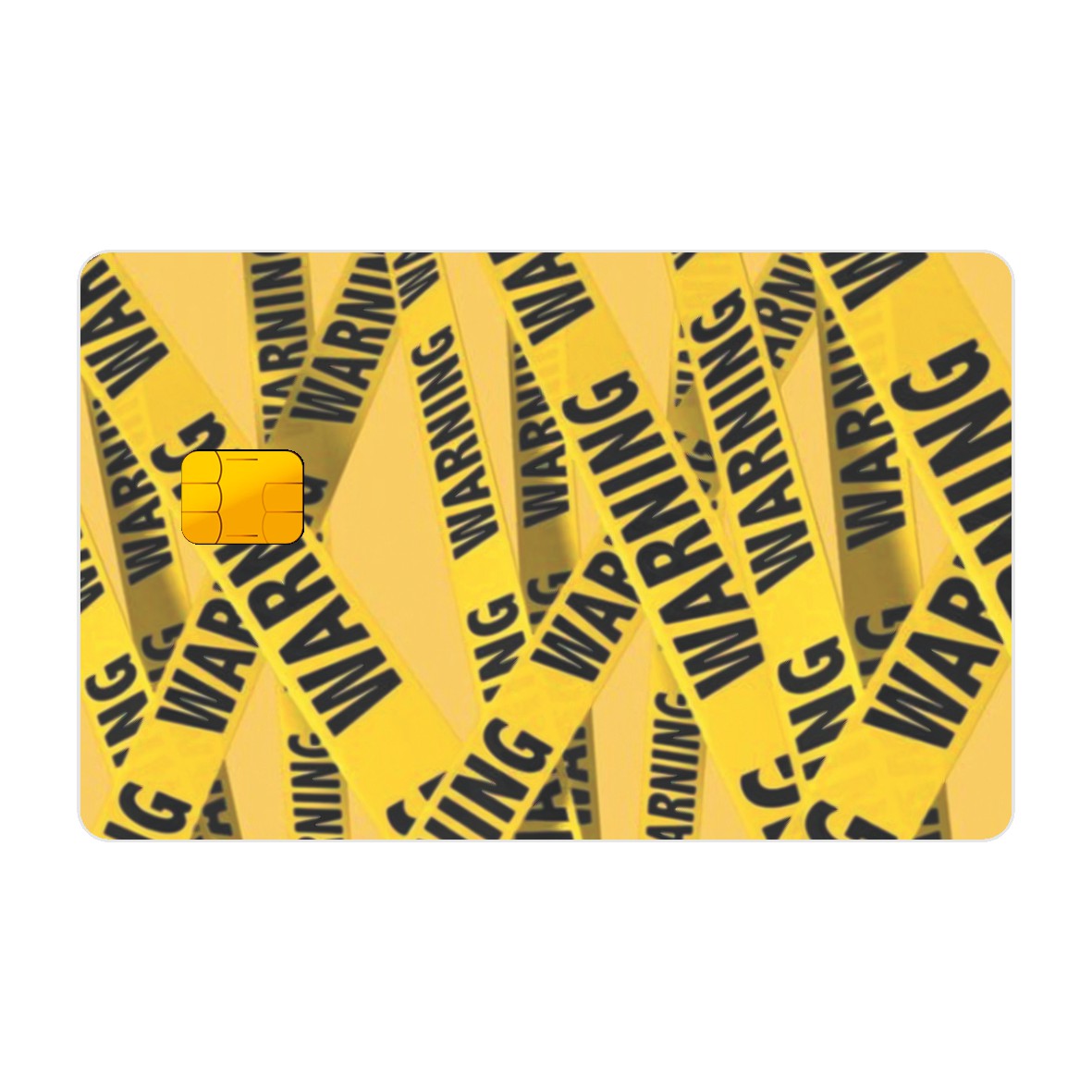 CAPACARD - Película Adesiva Para Cartão - Warning