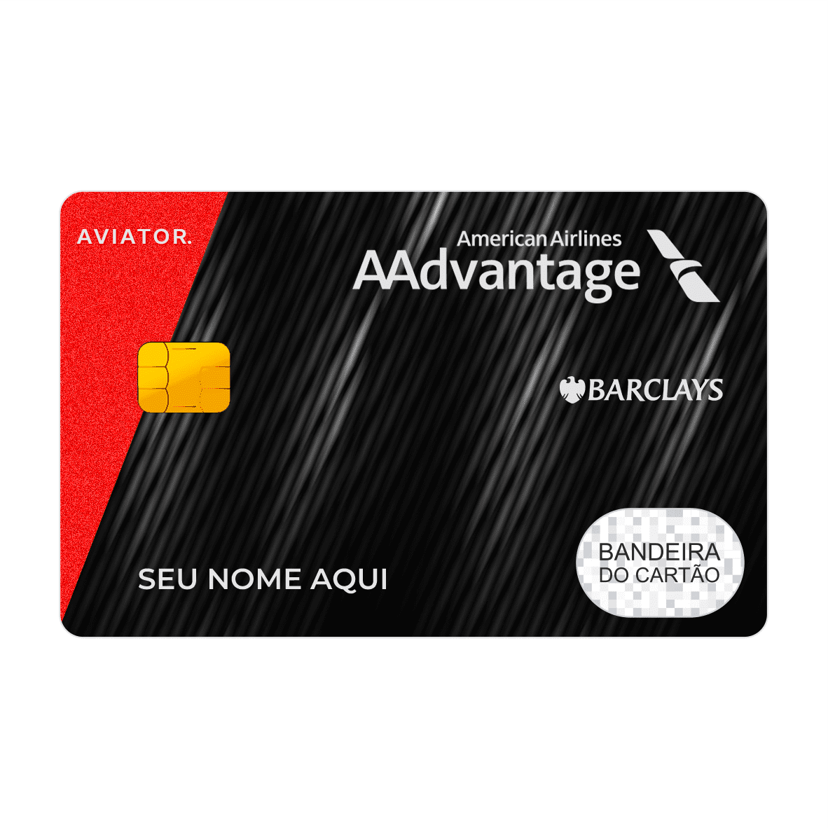 CAPACARD - Película Adesiva Para Cartão Frente e Verso - Aviator AAdvantage