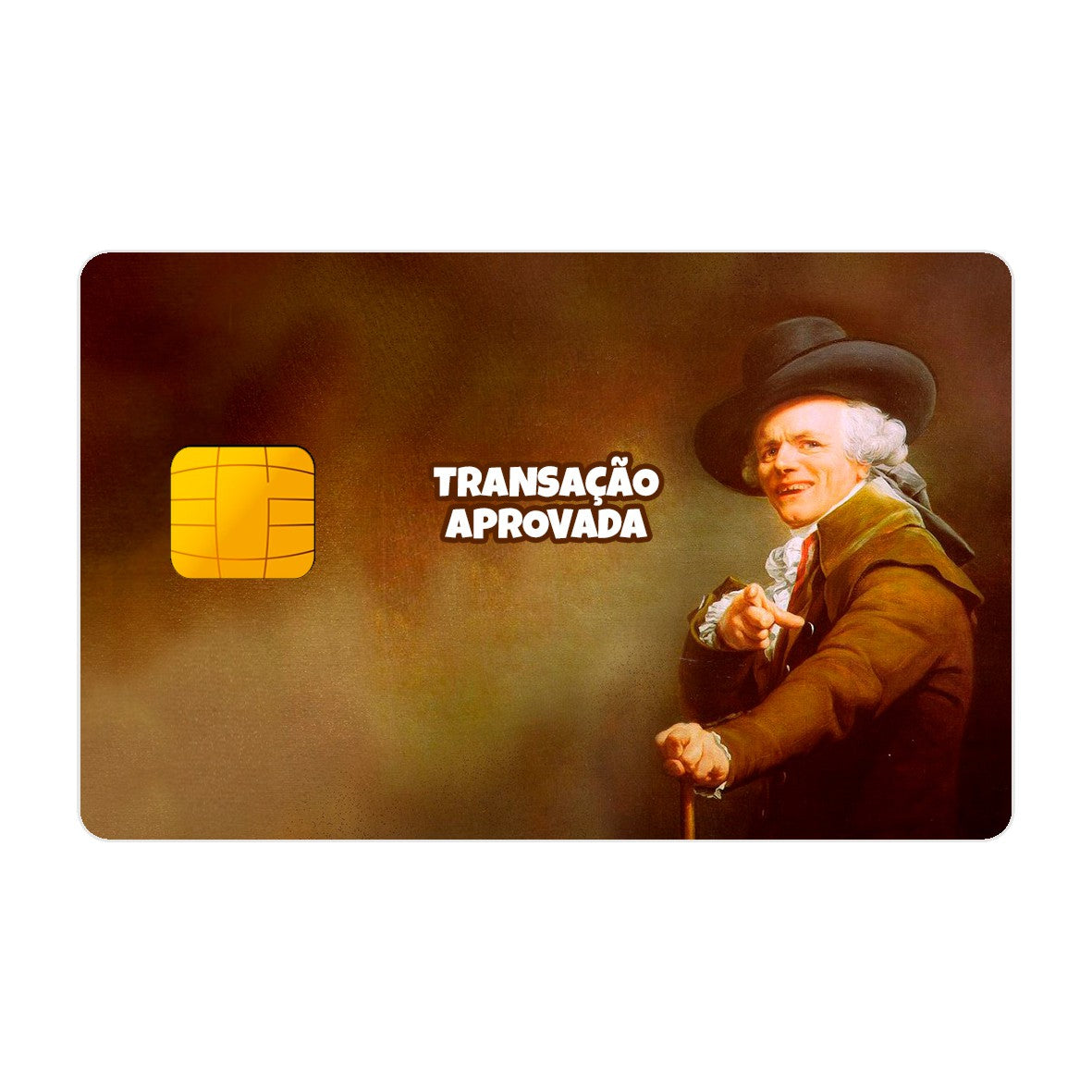 CAPACARD - Película Adesiva Para Cartão - Transação Aprovada