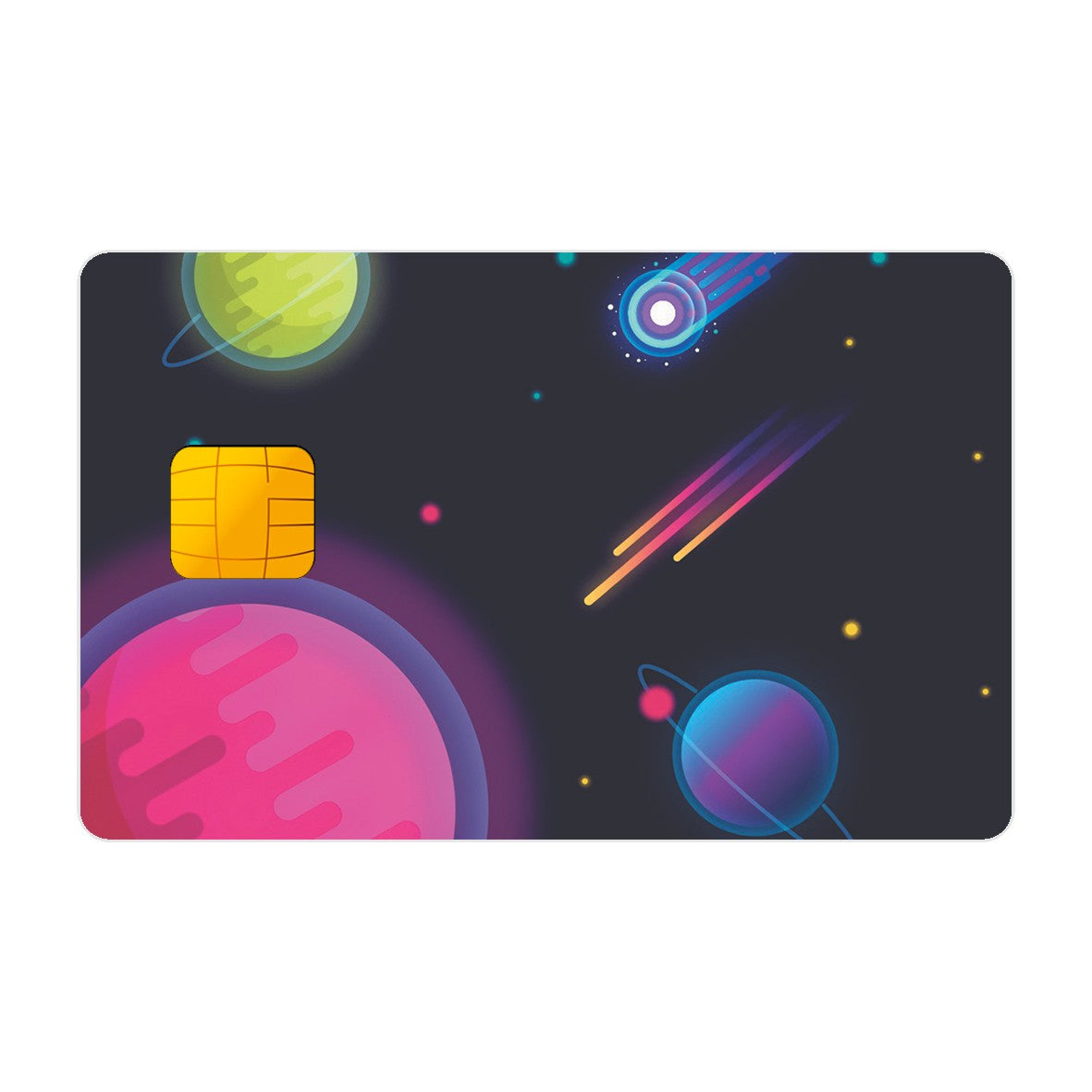CAPACARD - Película Adesiva Para Cartão - Universo