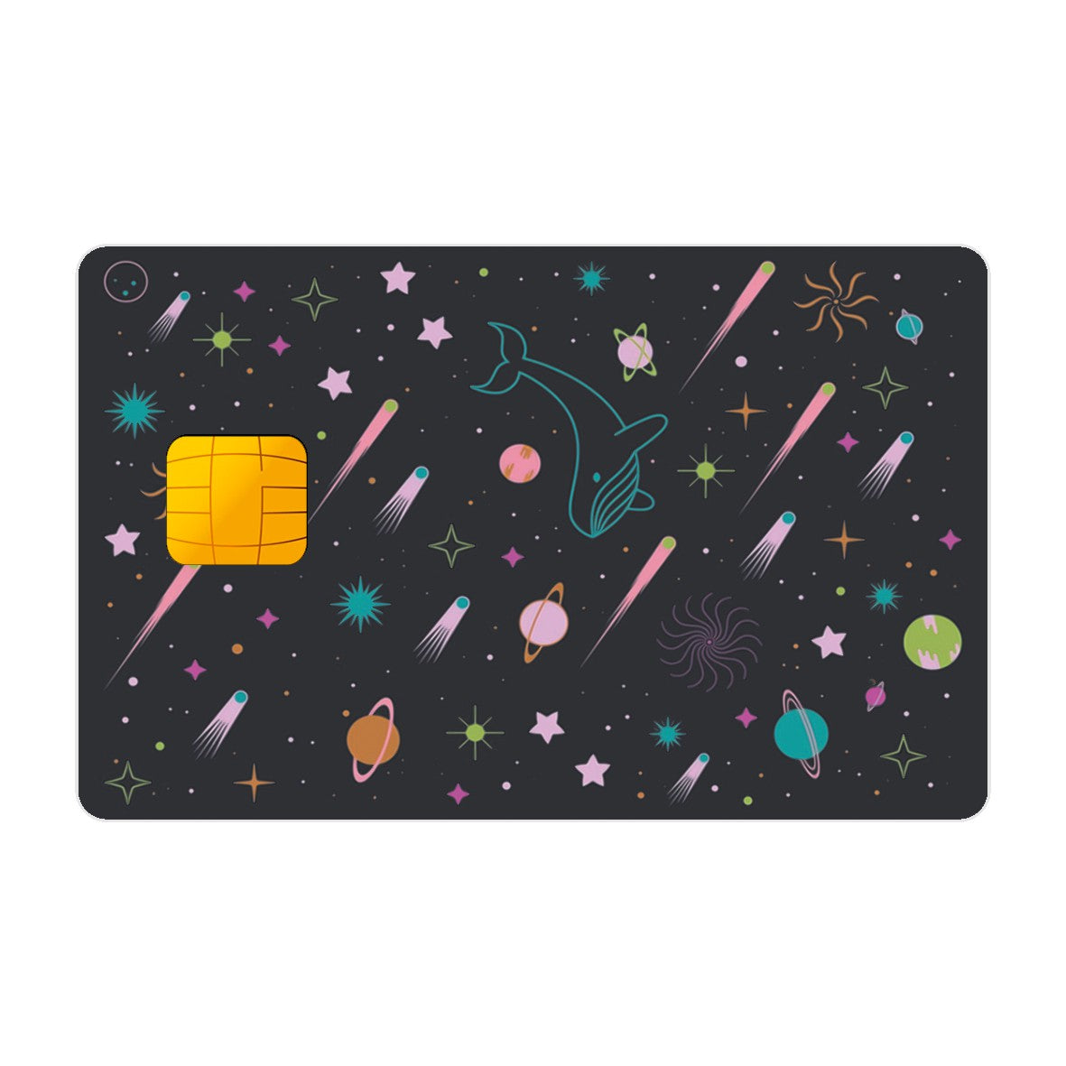 CAPACARD - Película Adesiva Para Cartão - Estrelas