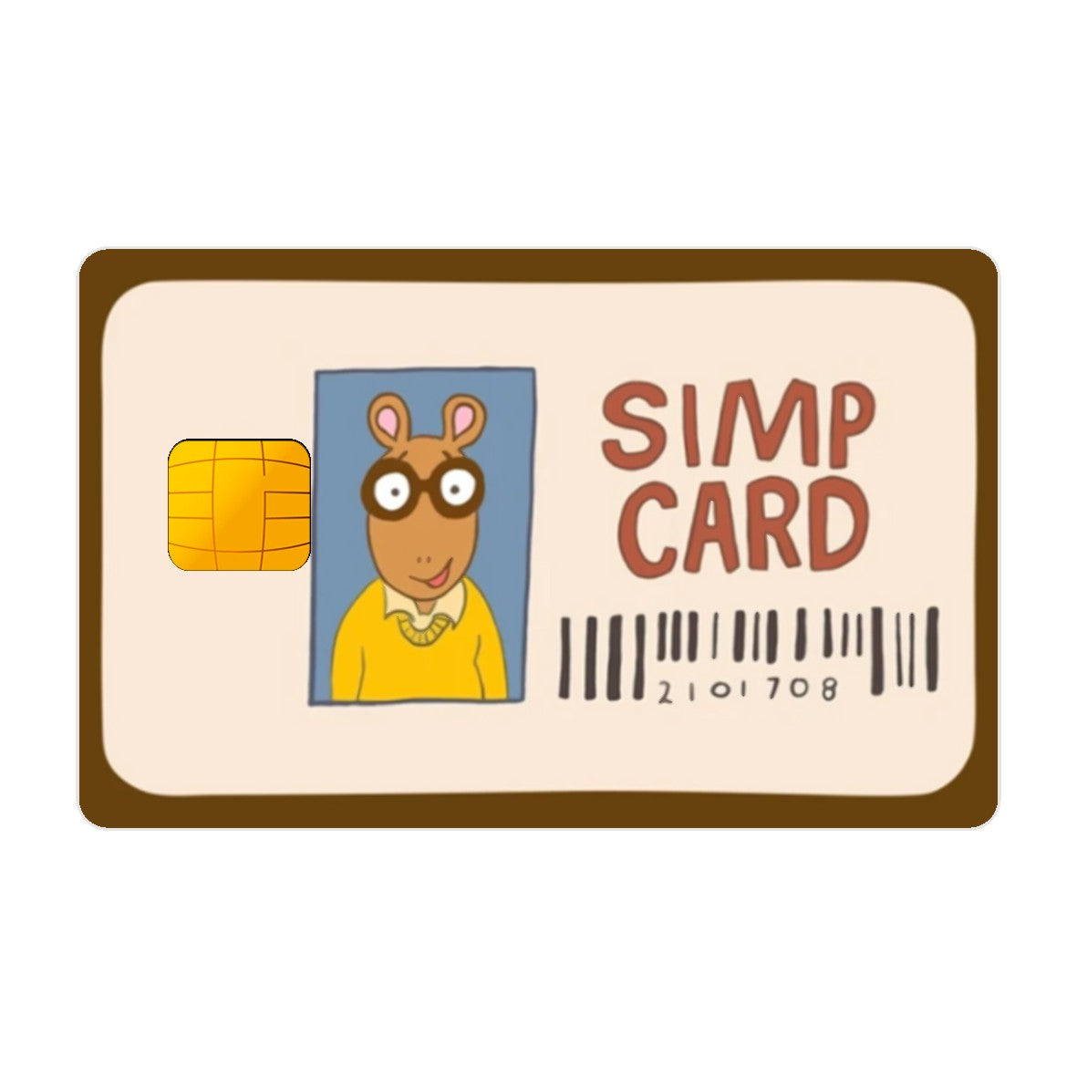 CAPACARD - Película Adesiva Para Cartão - Simp Card