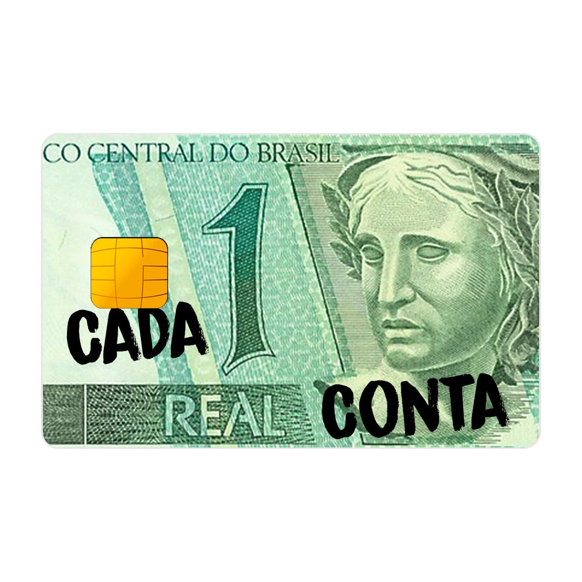 CAPACARD - Película Adesiva Para Cartão - Cada 1 Real Conta