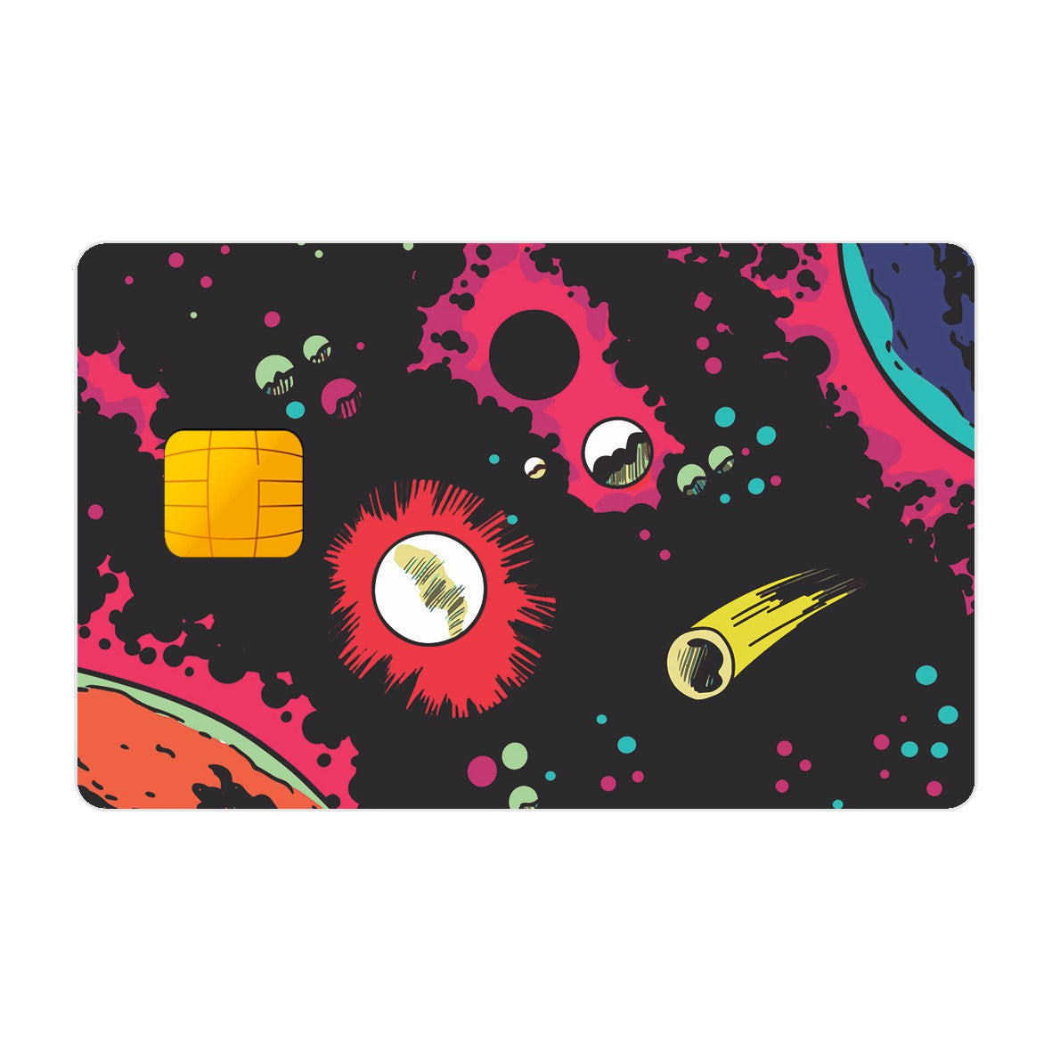 CAPACARD - Película Adesiva Para Cartão - Universo