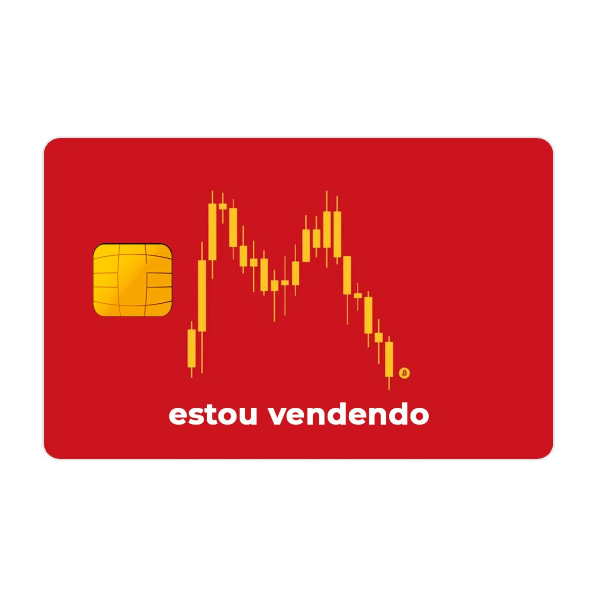 CAPACARD - Película Adesiva Para Cartão - Estou Vendendo