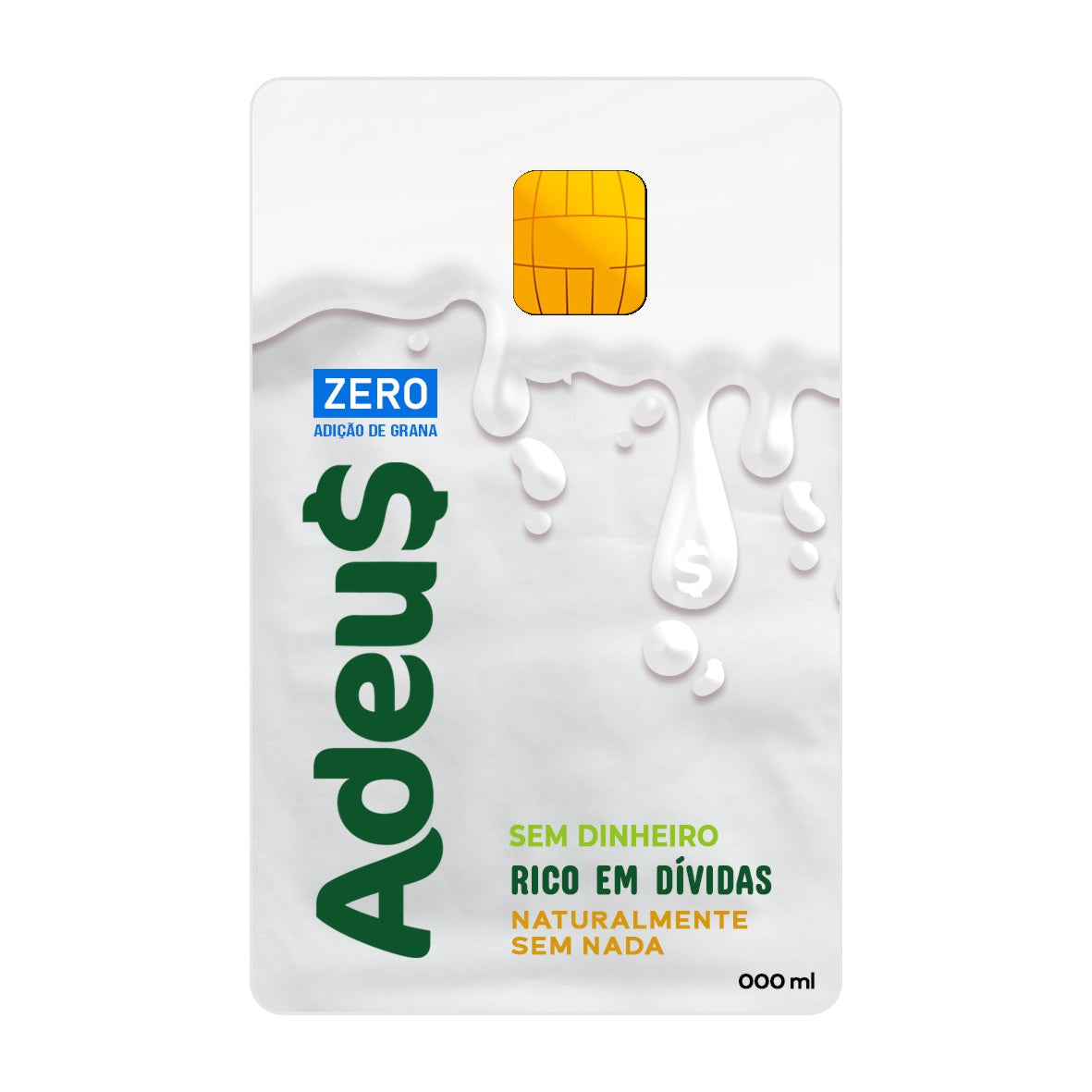 CAPACARD - Película Adesiva Para Cartão - Adeus