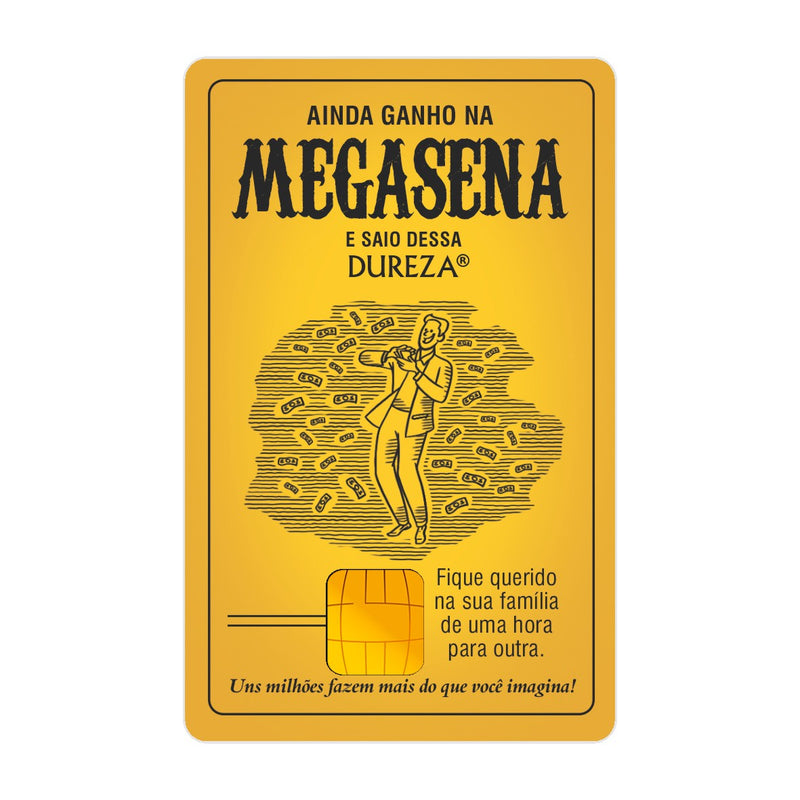 CAPACARD - Película Adesiva Para Cartão - Megasena
