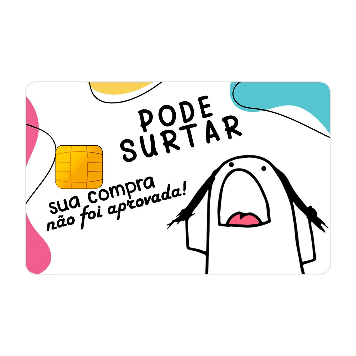 CAPACARD - Película Adesiva Para Cartão - Pode Surtar