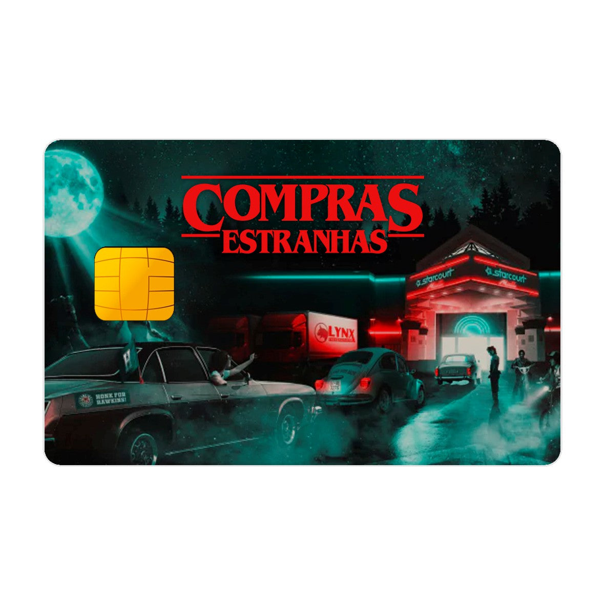 CAPACARD - Película Adesiva Para Cartão - Compras Estranhas