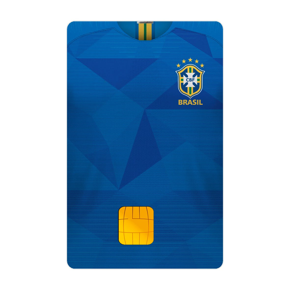 CAPACARD - Película Adesiva Para Cartão - Camisa Seleção Brasileira C2