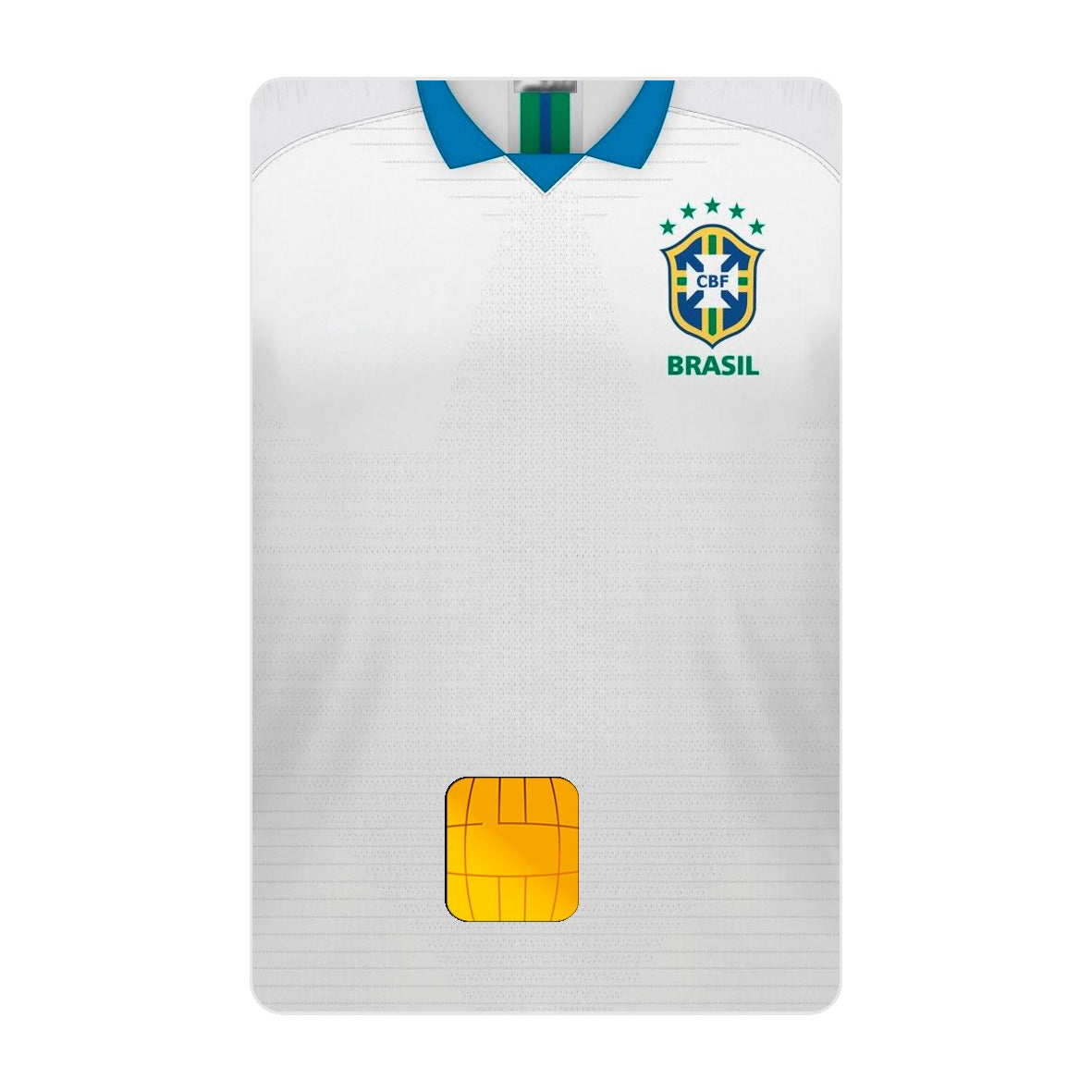 CAPACARD - Película Adesiva Para Cartão - Camisa Seleção Brasileira C3