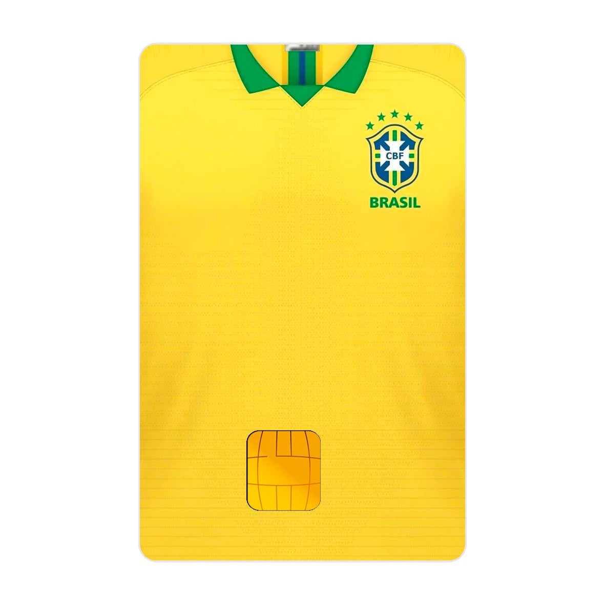 CAPACARD - Película Adesiva Para Cartão - Camisa Seleção Brasileira C5