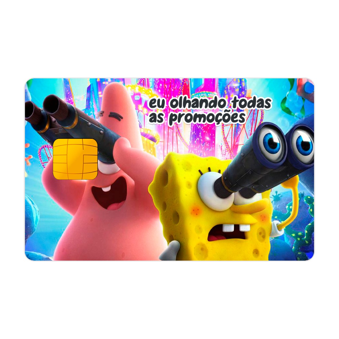 CAPACARD - Película Adesiva Para Cartão - Eu Olhando Todas As Promoções