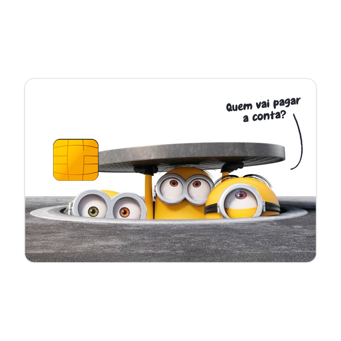 CAPACARD - Película Adesiva Para Cartão - Quem Vai Pagar A Conta