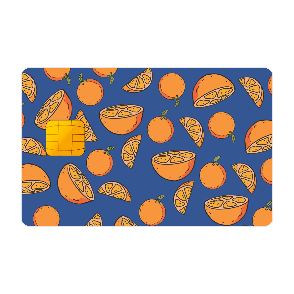 CAPACARD - Película Adesiva Para Cartão - Tangerina