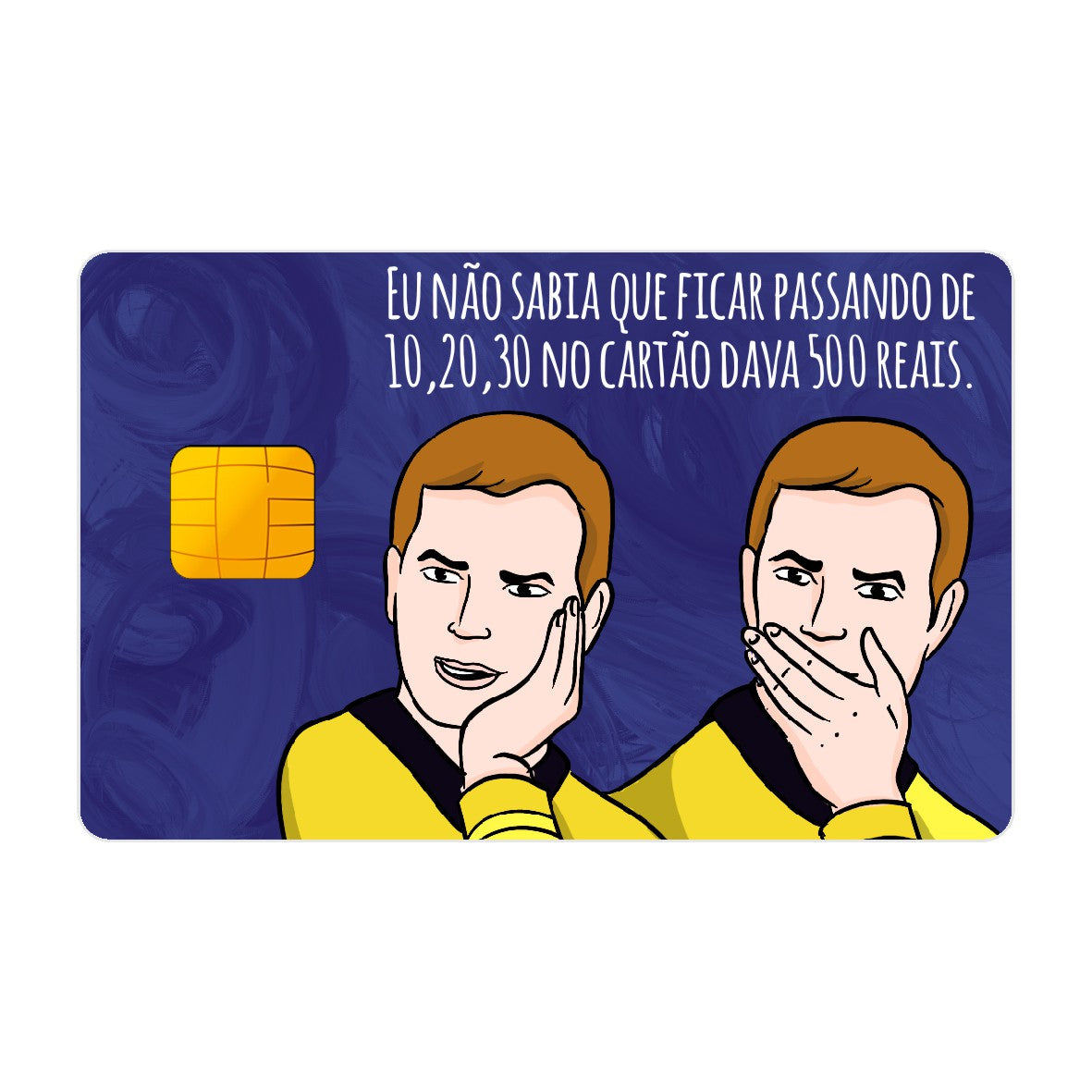 CAPACARD - Película Adesiva Para Cartão - Eu Não Sabia