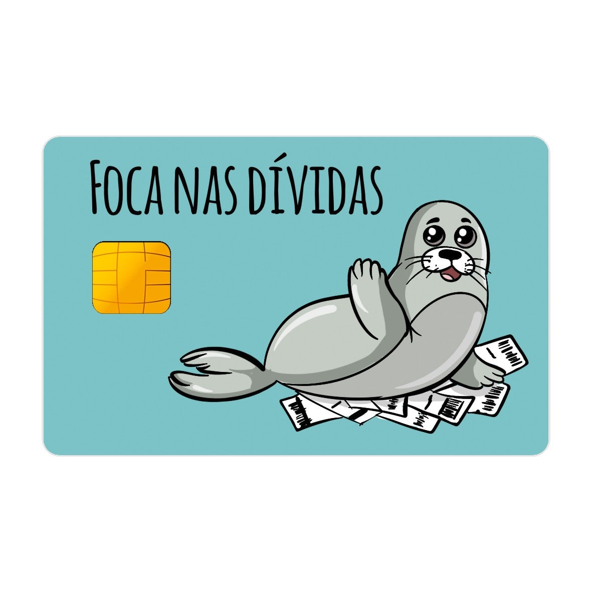 CAPACARD - Película Adesiva Para Cartão - Foca Nas Dívidas