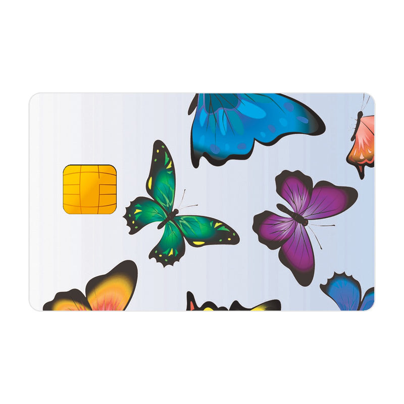 CAPACARD - Película Adesiva Para Cartão -  Borboleta