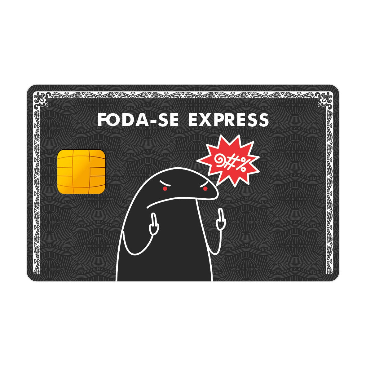 CAPACARD - Película Adesiva Para Cartão - Foda-s# Express