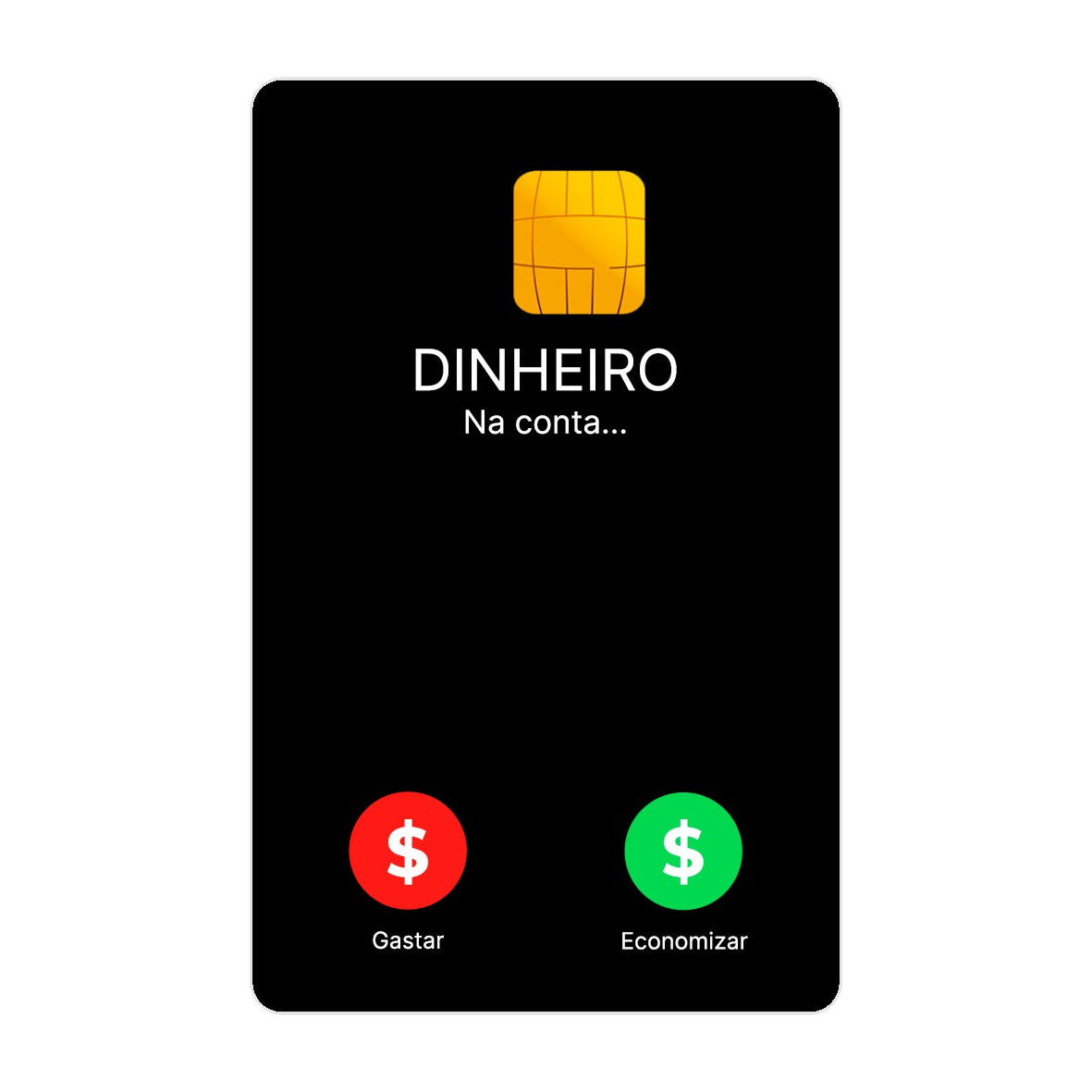 CAPACARD - Película Adesiva Para Cartão - Dinheiro Na Conta