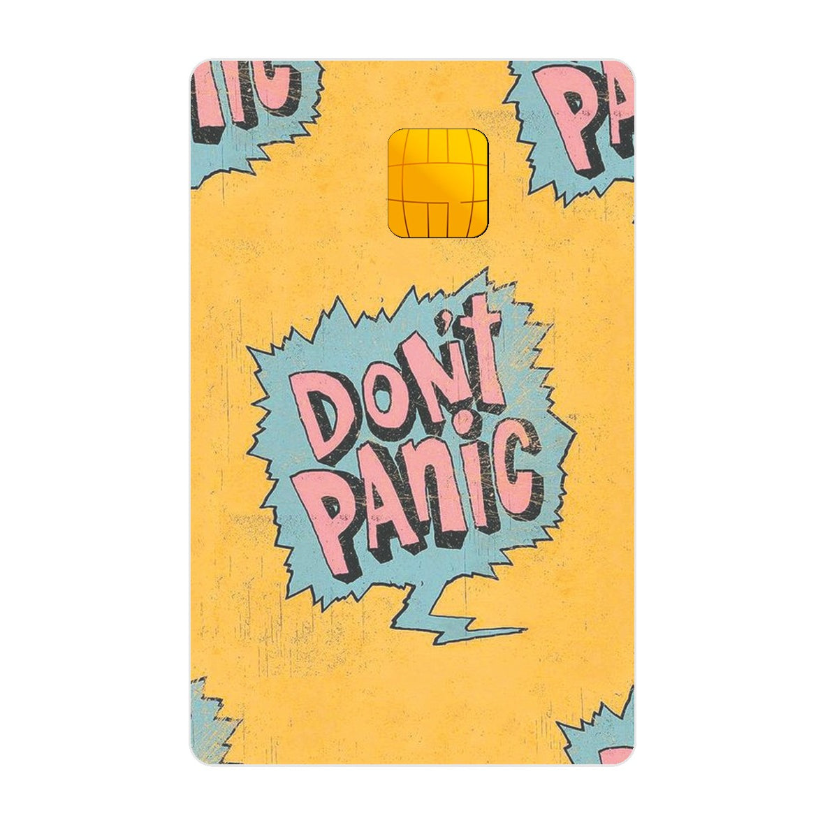 CAPACARD - Película Adesiva Para Cartão - Don't Panic
