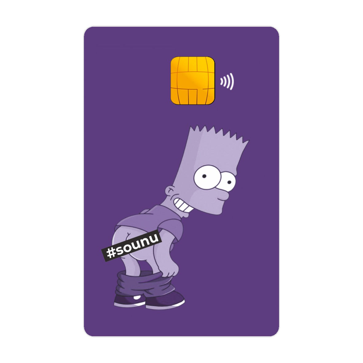 CAPACARD - Película Adesiva Para Cartão - Bart SouNU