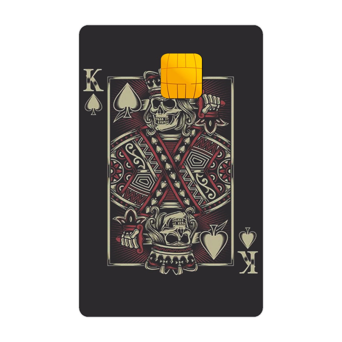 CAPACARD - Película Adesiva Para Cartão - Rei De Espada