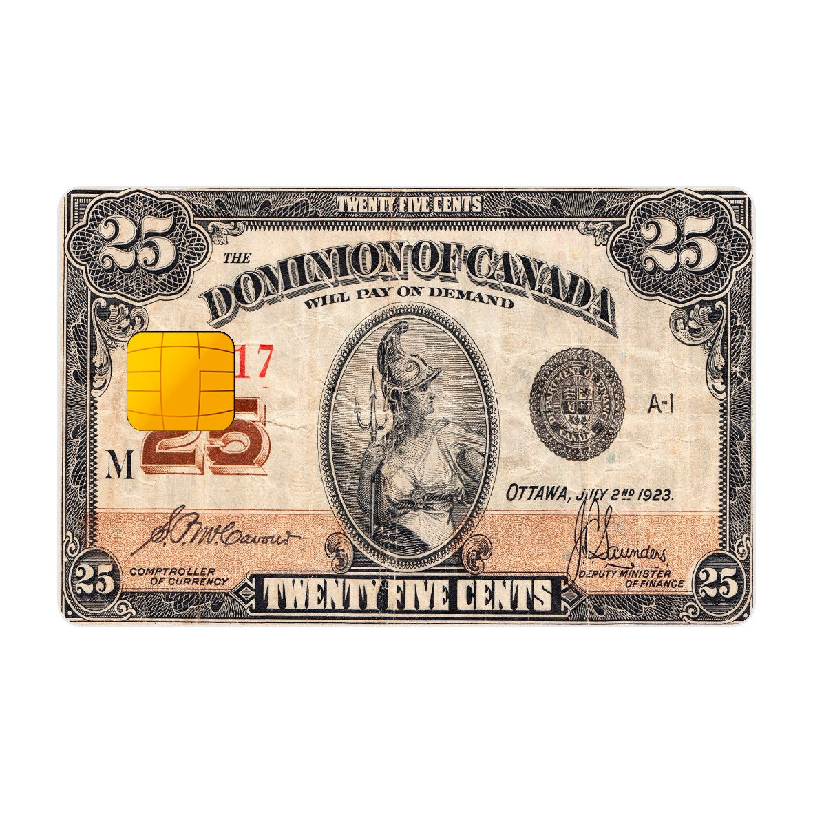 CAPACARD - Película Adesiva Para Cartão - Dominion Of Canada