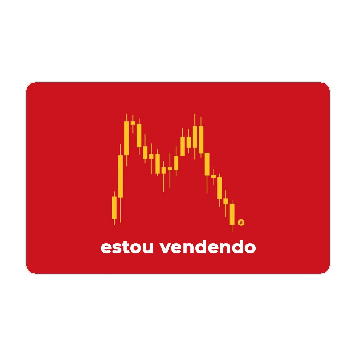 CAPACARD - Película Adesiva Para Cartão - Estou Vendendo
