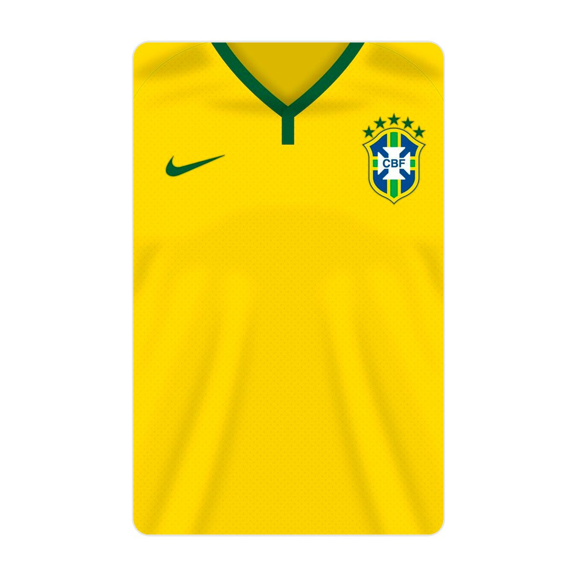 CAPACARD - Película Adesiva Para Cartão - Camisa Seleção Brasileira C4