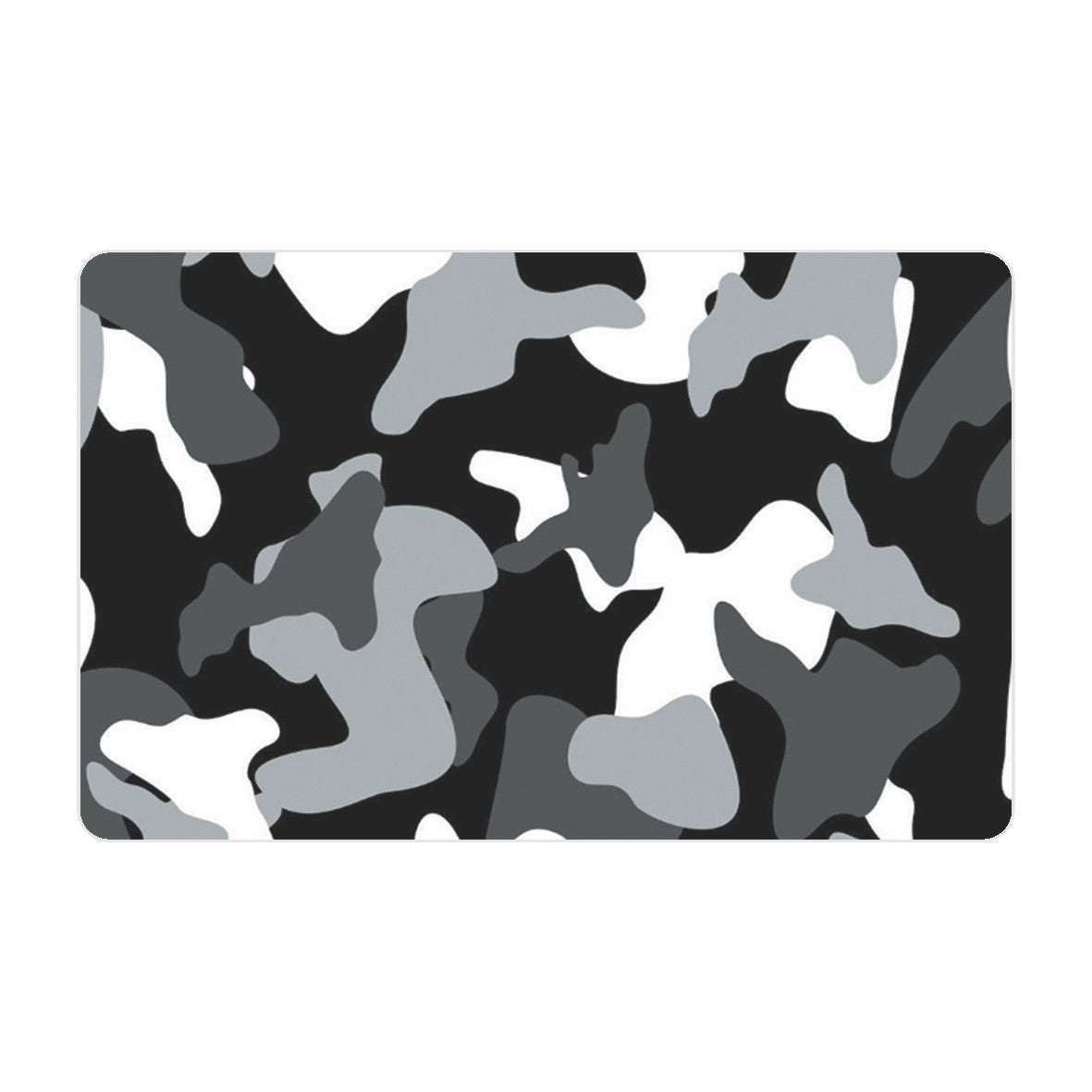 CAPACARD - Película Adesiva Para Cartão - Camuflagem Preto E Cinza