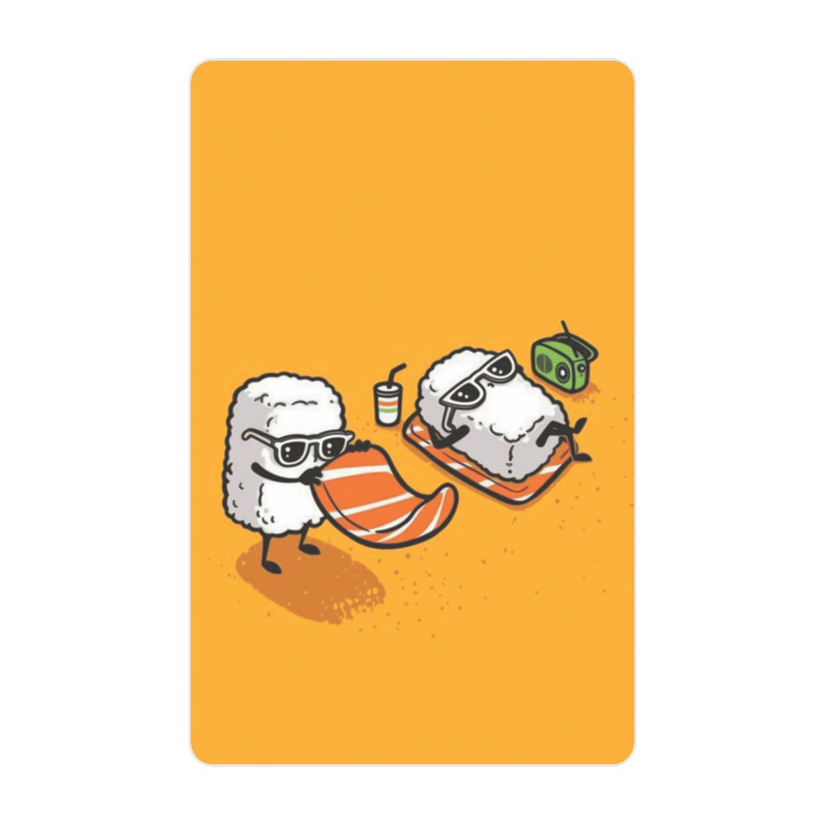 CAPACARD - Película Adesiva Para Cartão - Arroz Sushi