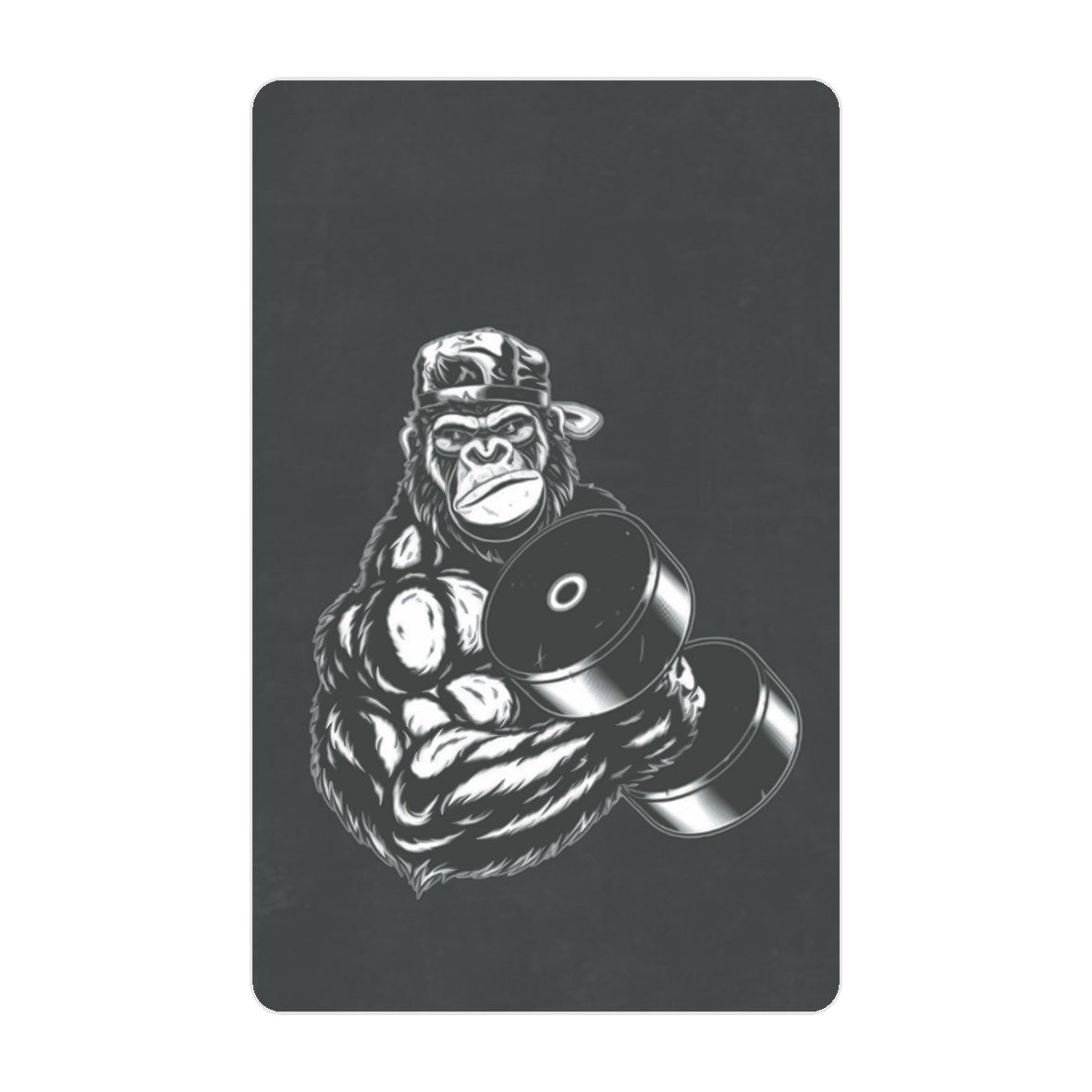 CAPACARD - Película Adesiva Para Cartão - Gorila Malhando