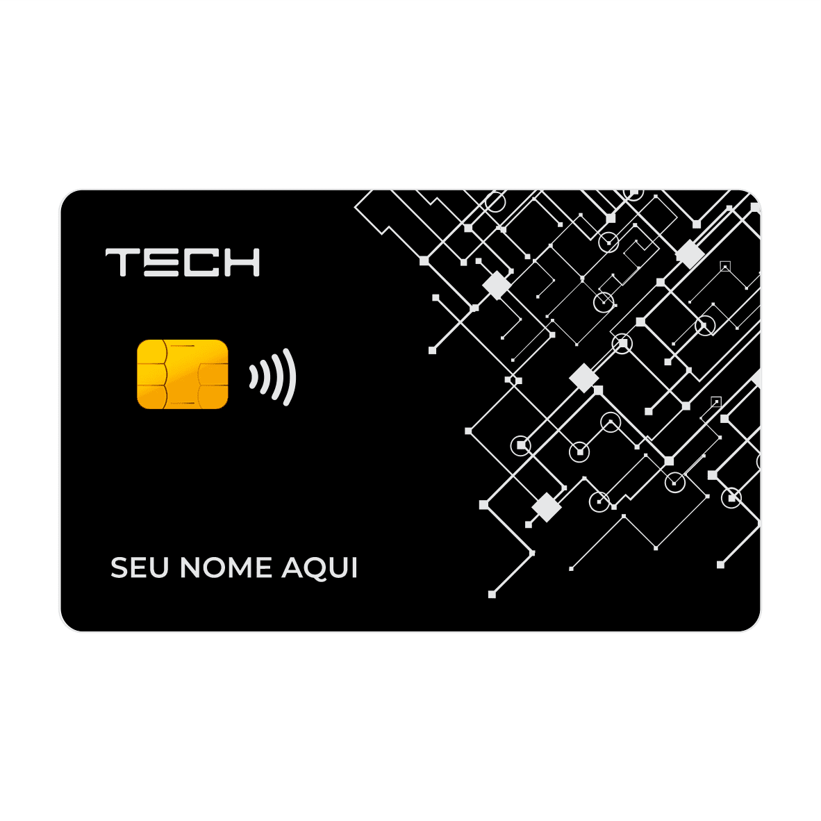 CAPACARD - Película Adesiva Para Cartão Frente e Verso - Tech