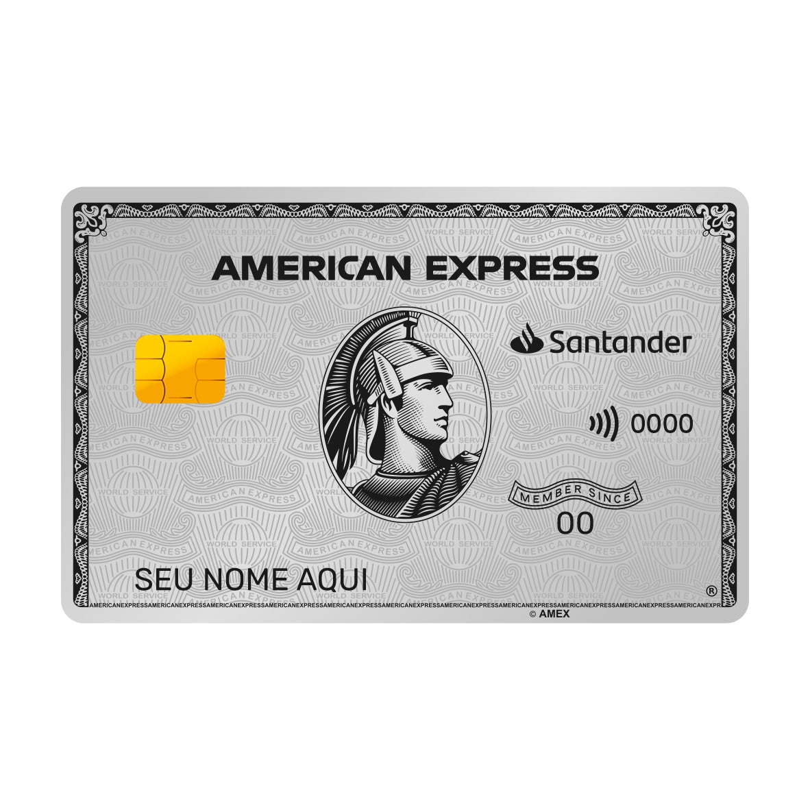 WONDCARD - Cartão De Metal - Amex Platinum