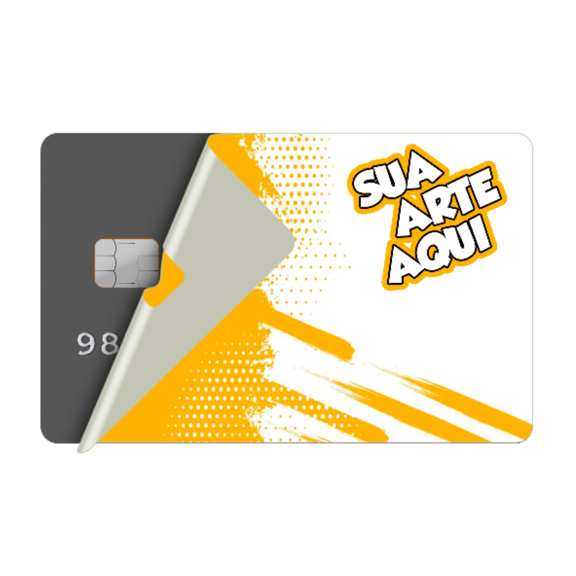 Crie Sua Película Adesiva Inteira Com Furo Para Chip Pequeno