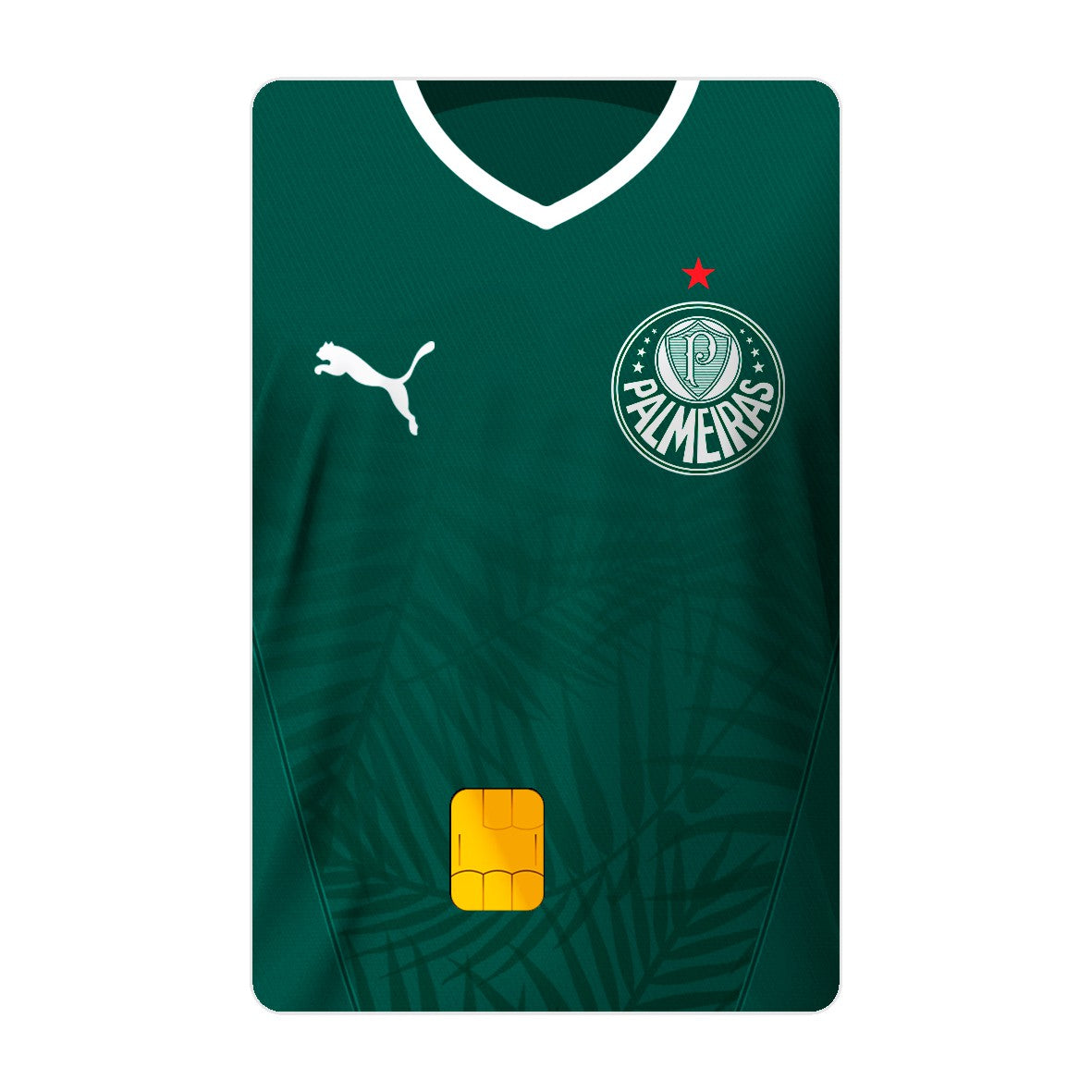 CAPACARD - Película Adesiva Para Cartão Frente e Verso - Manto Sagrado Palmeiras