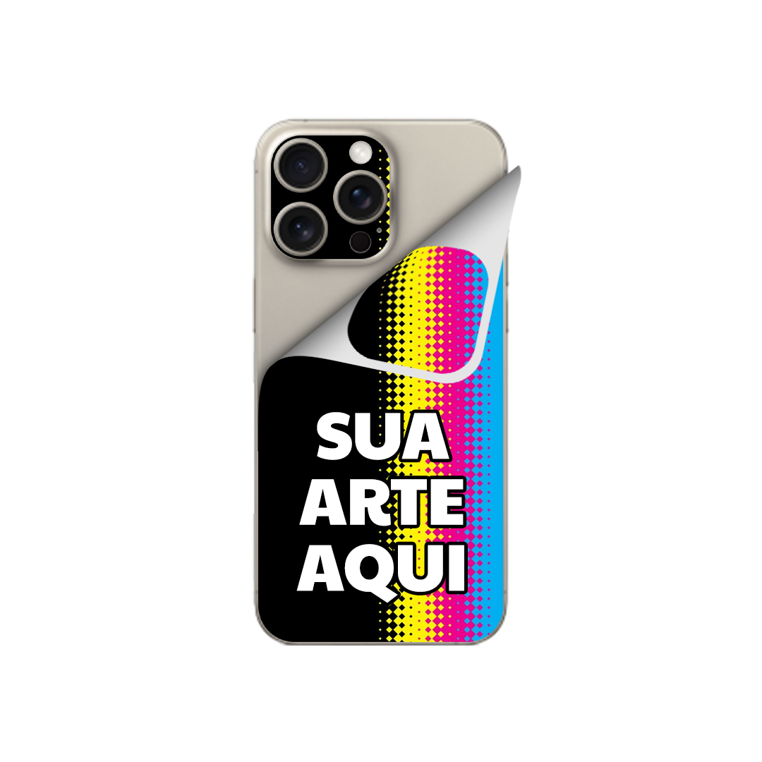 Crie Sua Película Adesiva Personalizável para Todos os Modelos iPhone