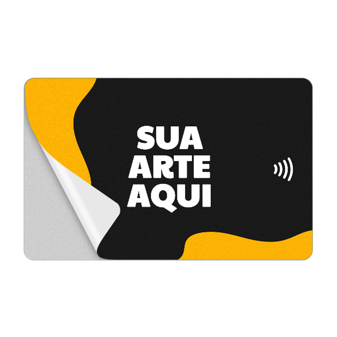 Crie Seu Cartão De Visita Eletrônico NFC Com Película Adesiva Personalizada